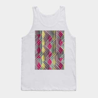 Decorative Pattern Triangles Tank Top